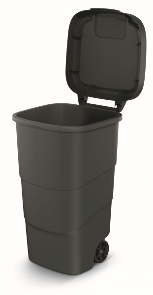 Бак для сміття з кришкою WHEELER 110 л антрацит