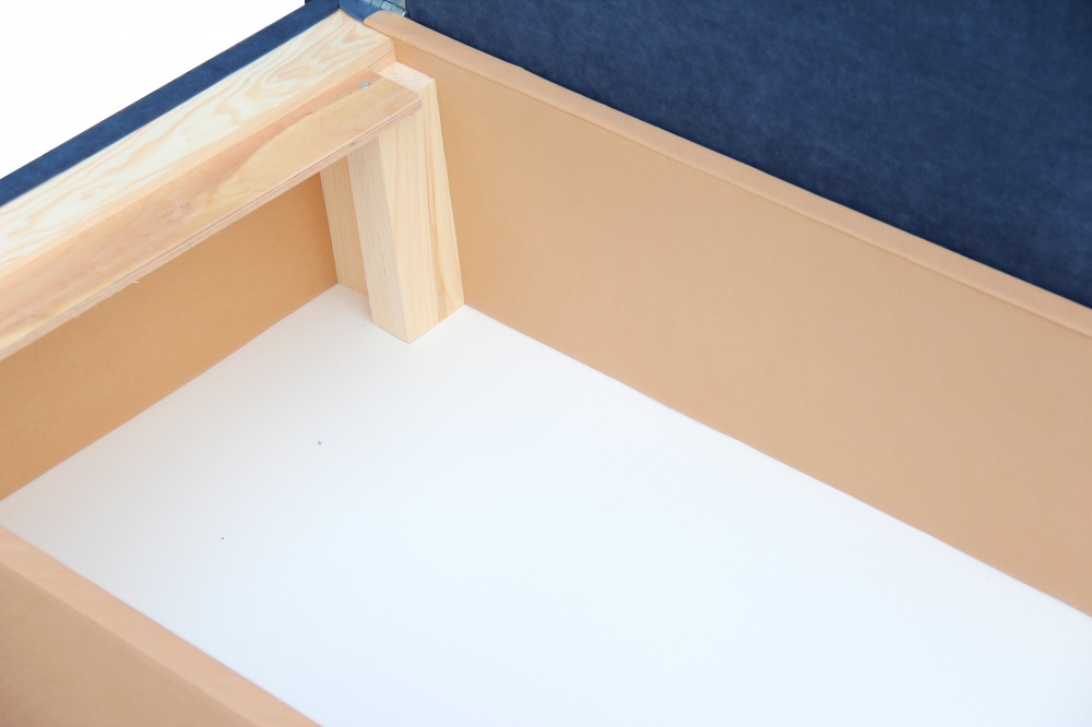 Диван кутовий Берегиня Скай лівий синій 2000x1450x770 мм