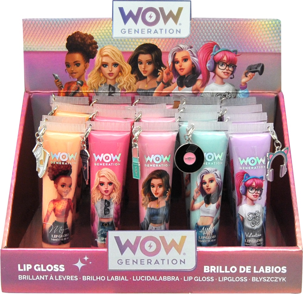 Блеск для губ Kids Licensing с шармом в ассортименте