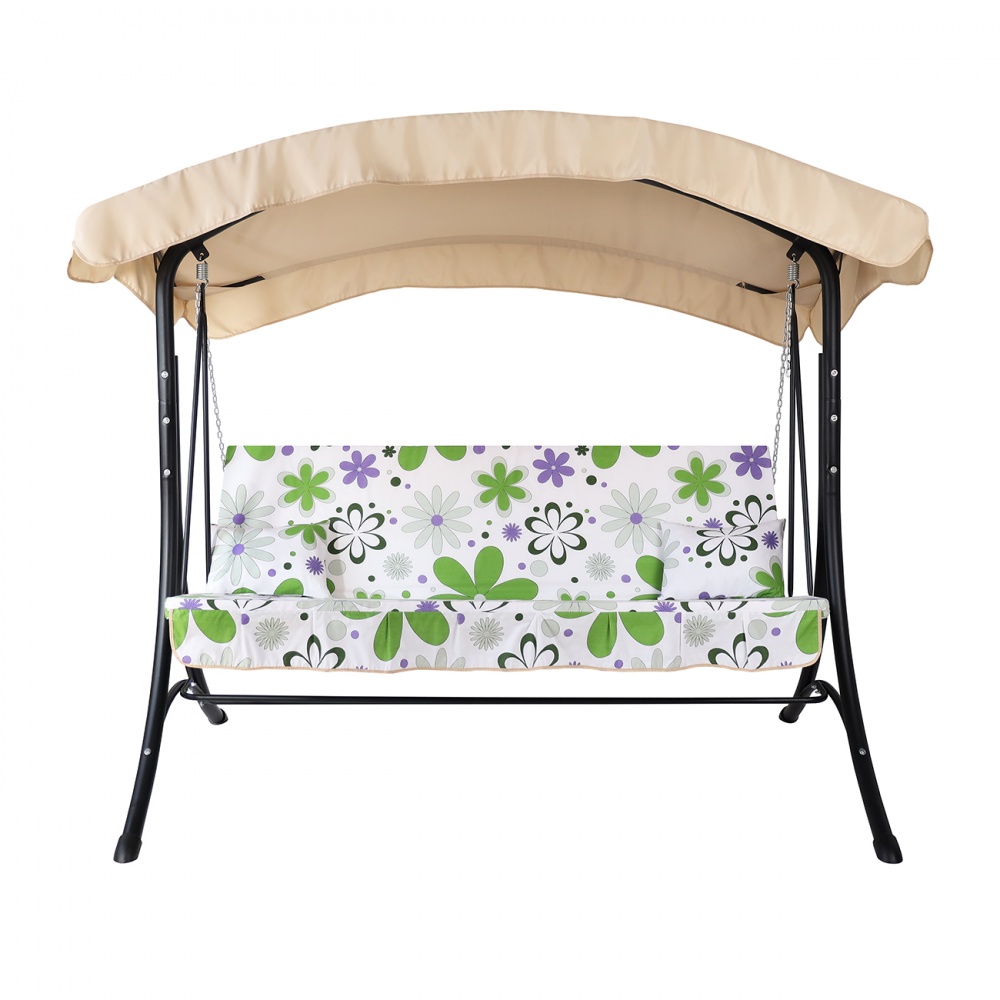 Качели Vitan Каролина 1800х2180х1350 мм Цветочная розсыпь на белом