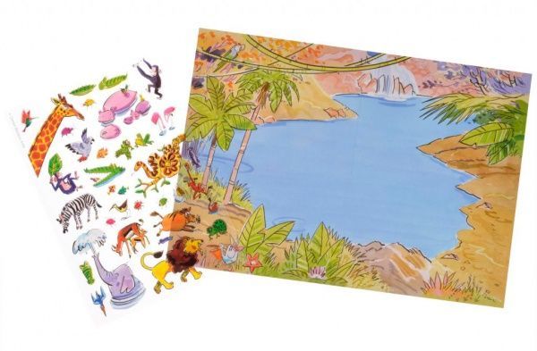 Набір наліпок Scribble Down Дикі пригоди SD/03