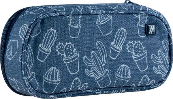 Пенал шкільний HS-234 Hash синій