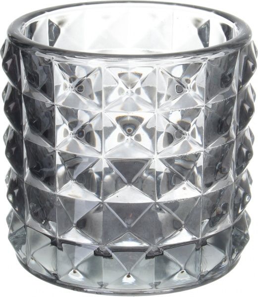 Подсвечник стеклянный 9.8х8.6 см в ассортименте