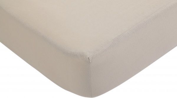 Простирадло на резинці 140x200 см сірий Luna 