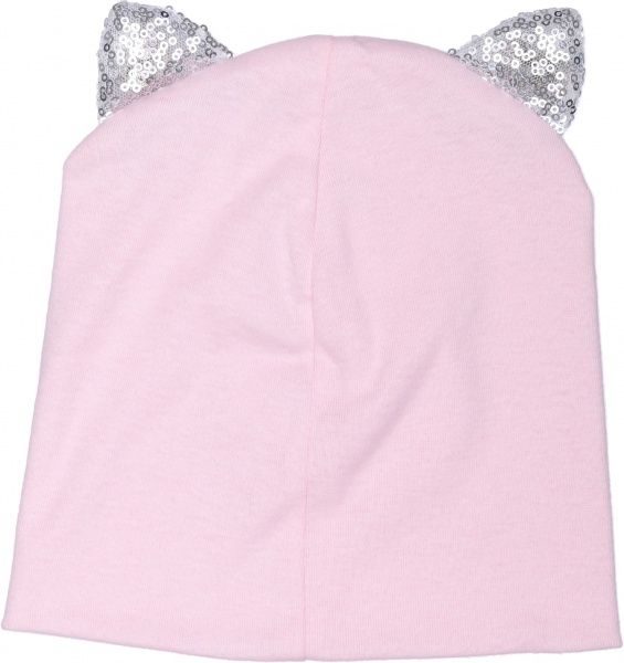 Шапочка дитяча для дівчинки Kraft 345-Т р.50-52 світло-рожевий 