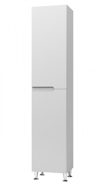 Пенал на ножках Aquarius Сильвер 40 белый