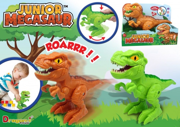 Игрушка Dragon-I Джуниор Мегазавр Моя первая прогулка T-Rex в ассортименте 16953 