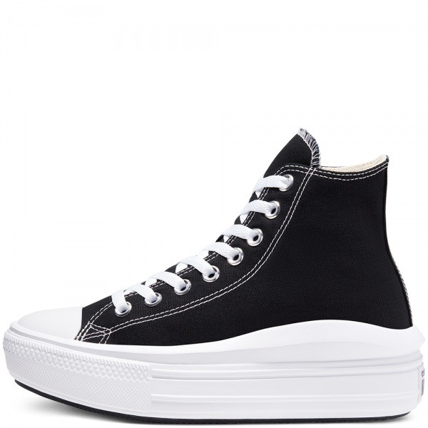Кеды Converse Chuck Taylor All Star Move 568497C р.39,5 черный с белым