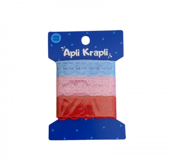 Набор для творчества Кружево (3 цвета по 2 м) АпліКраплі 