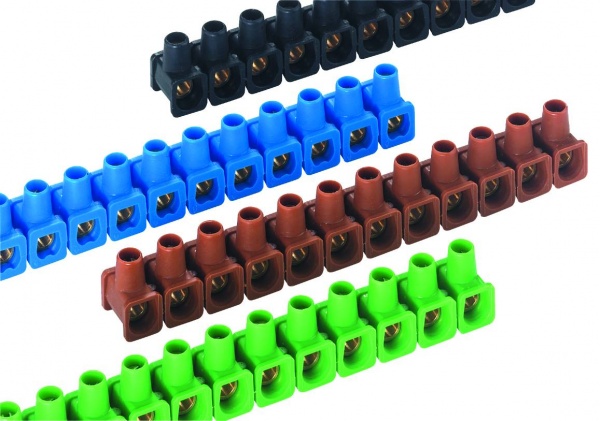 Колодка клеммная делимая OBO Bettermann 3 шт. разноцветный 2055023 