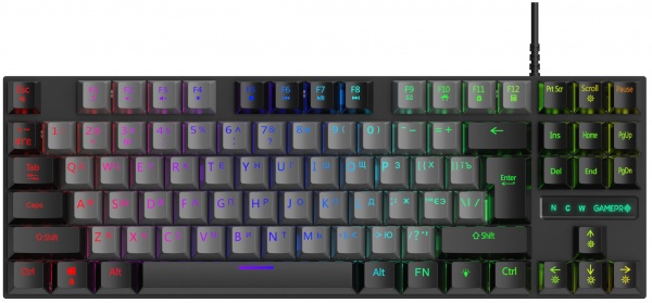 Клавіатура ігрова GamePro MK100R (MK100R) black 