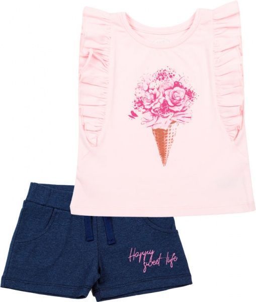 Комплект дитячого одягу Фламінго р.110 рожевий із синім 907-416 
