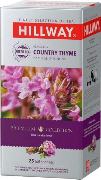Чай черный Hillway Луговой Чабрец (8886300990317) 25 шт. 50 г 