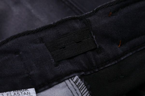 Джинси Beren Style для дівчаток 8178 р.134 чорний із сірим 