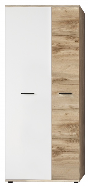 Шкаф для одежды Accord Irys IS1 белый / дуб сонома 