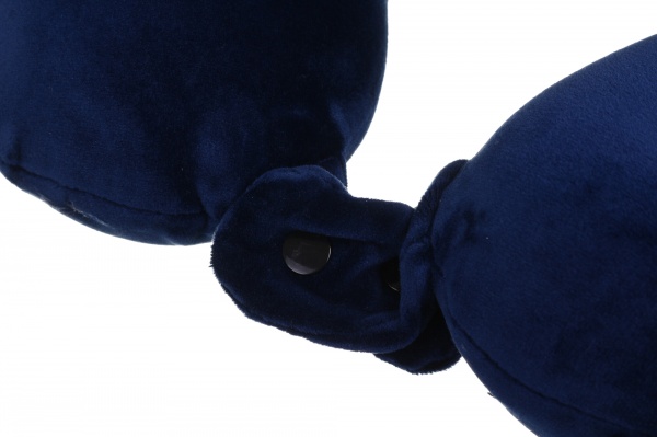 Подушка дорожная Auto Assistance ортопедическая с эффектом памяти Proline темно-синяя AP-DB01 