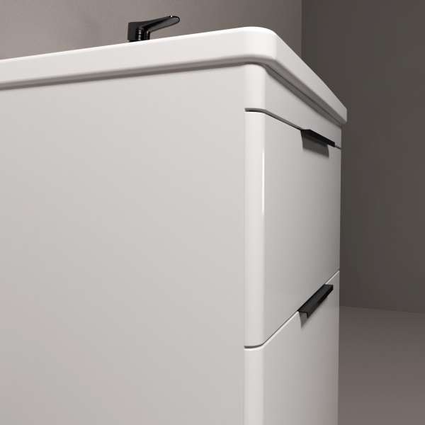 Тумба на ніжках Мойдодир Freya 60 з умивальником Creavit Ipek 60