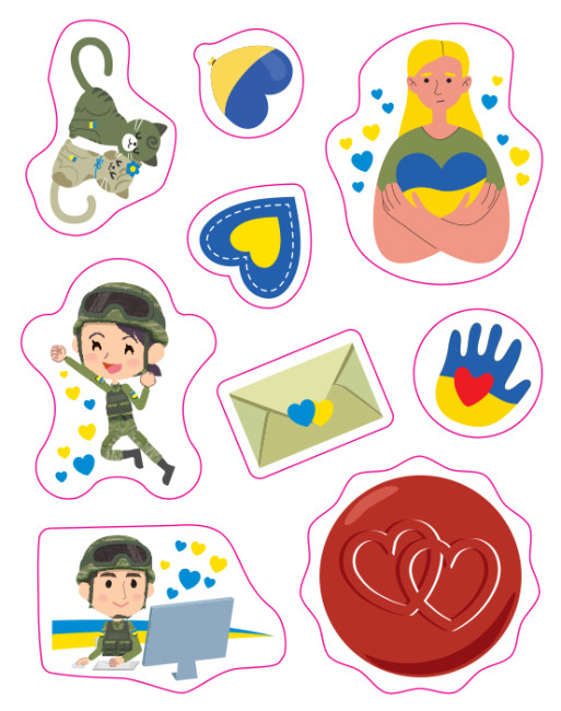 Открытка поздравительная Кенгуру От сердца к сердцу!