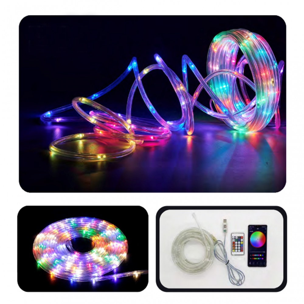 Гирлянда V-WATT LYS RGB светодиодная (LED) 50 ламп 10 м