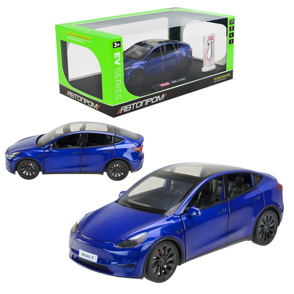 Автомобіль Автопром 1:24 із зарядною станцією AP7711