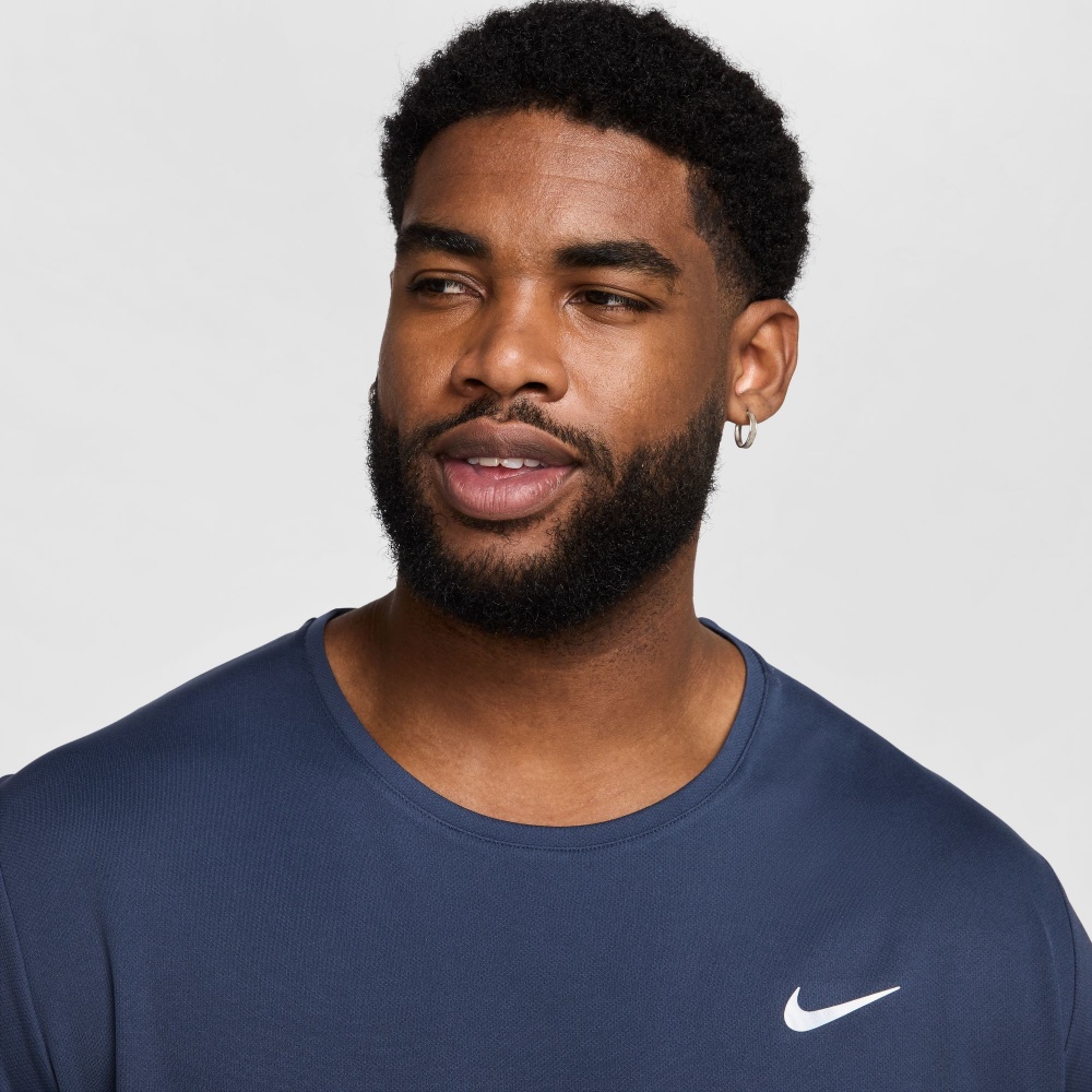 Футболка Nike M NK DF UV MILER SS DV9315-437 р.S синій