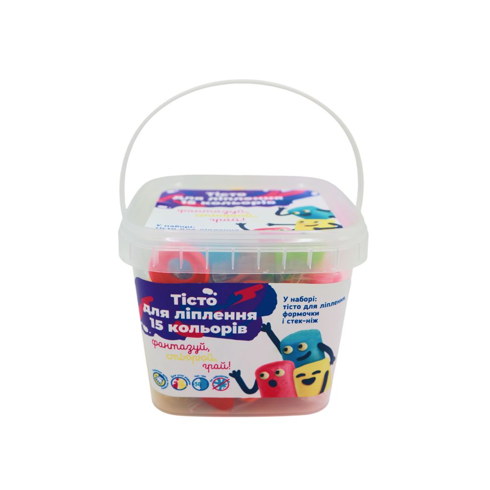 Набір для ліплення CLAY ANYWAY Тісто 15 кольорів TY4470