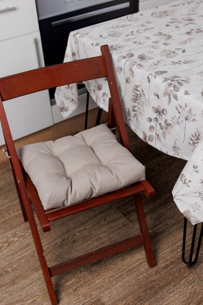 Подушка на стілець Шанталь коричнева 40х40 см La Nuit