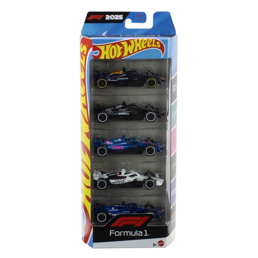 Набор машинок Hot Wheels «Формула 1» 1:64 JLN11