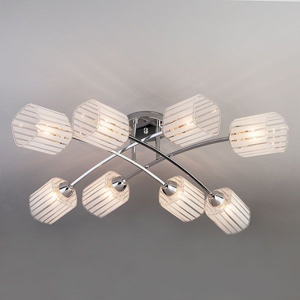 Люстра потолочная Strotskis Ruby 30125/8 8x60 Вт E27 хром 