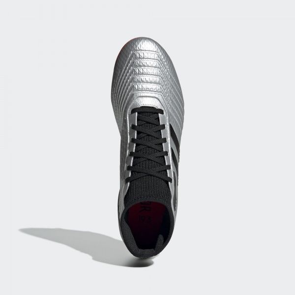 Бутси Adidas PREDATOR 19.3 FG F35595 р. UK 8 сріблястий
