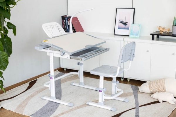 Комплект парта и стул-трансформер FunDesk Disa Grey