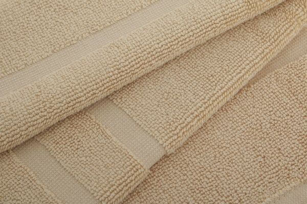 Полотенце махровое для ног 50x70 см бежевый Saffran 