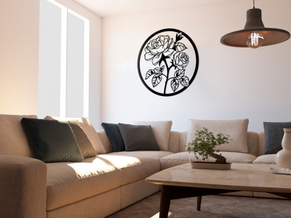 Панно Роза 2 PN205 46x46 см 