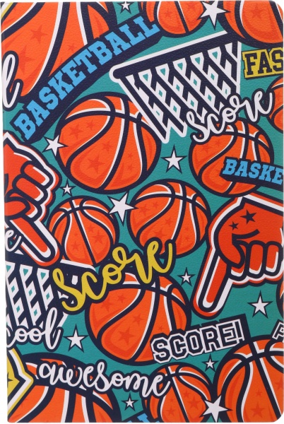 Блокнот Баскетбол 1 13,5х20,5 см Mikirei