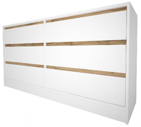 Комод Lion Бергамо 3 6ш нимфея альба /нимфея альба 