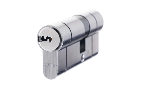 Цилиндр Abus D6PS 40x40 ключ-ключ 80 мм матовый никель