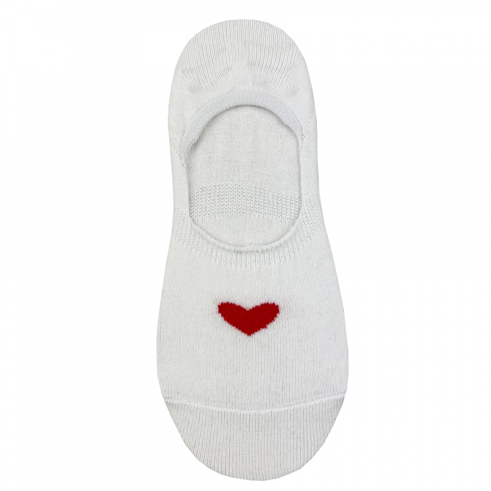 Шкарпетки жіночі Premier Socks Економ із серцем р.23-25 білий