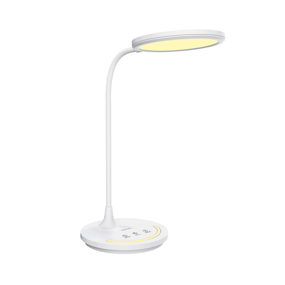 Настільна лампа Maxus 12 Вт білий 1-MDL-12W-WSmile