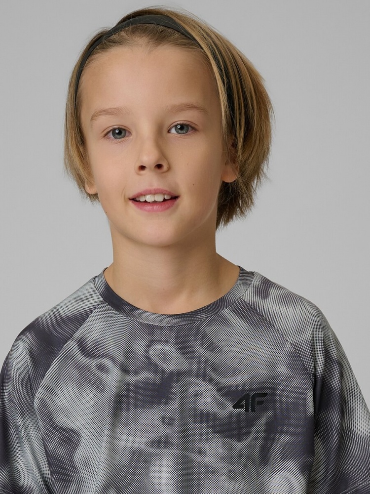 Футболка 4F 4FJWSS26TFTSM1971-25A р.158 серый