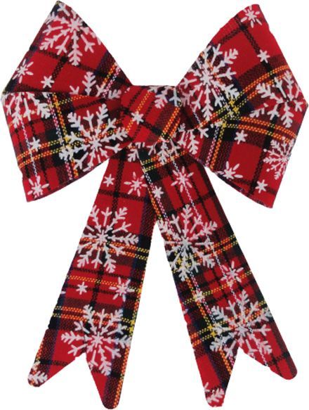 Декорація новорічна Бант кантрі 22х28 см SD15-790074 