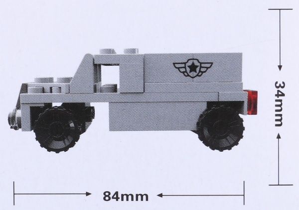 Конструктор Shantou Military Series Авто 3 C1376947/4