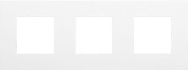 Рамка трехместная ABB ZENIT универсальная белый N2273.1 BL