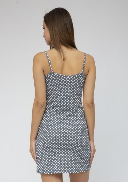 Нічна сорочка Roksana Stars 630/16055 р. М світло-сірий із білим 