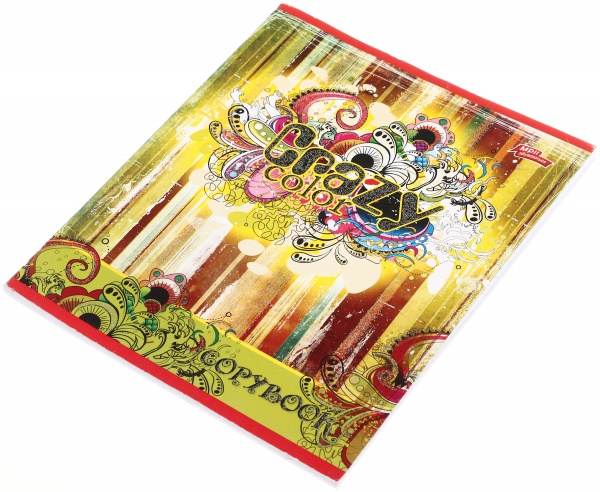 Тетрадь школьная с глитером 48 листов в клеточку в ассортименте Мечты сбываются