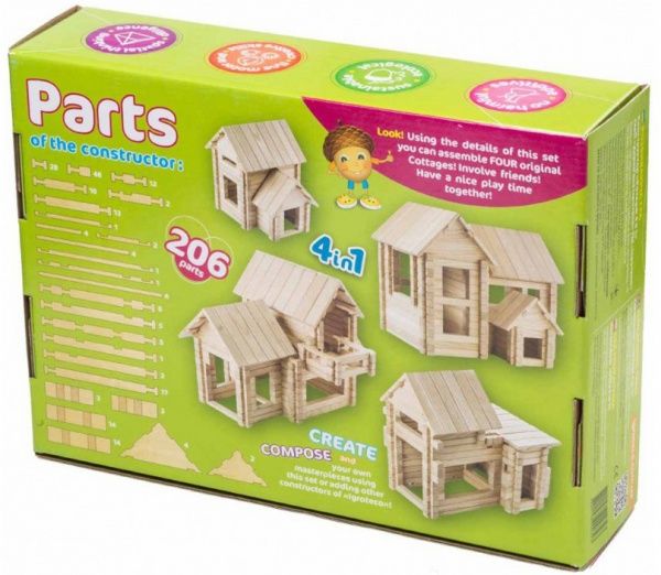Конструктор Igroteco Коттедж 4 в 1