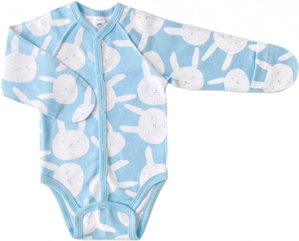 Боди детское для мальчика Smil р.74 голубой с рисунком 102721 