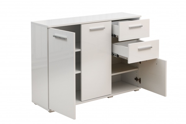 Комод Embawood 3д2ш Christian 1200x850x352 мм белый/белый 