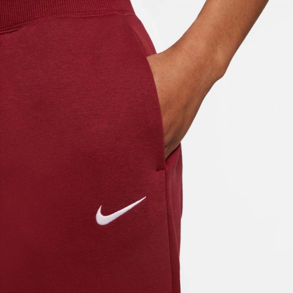 Брюки Nike W NSW PHNX FLC HR OS PANT DQ5887-677 р. L красный
