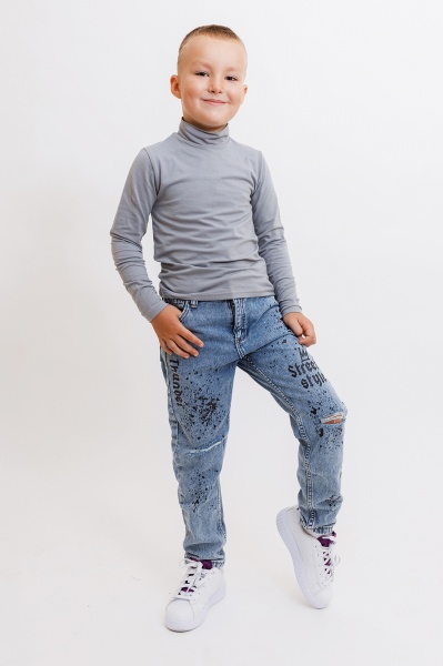 Водолазка для мальчика KOSTA р.122 серый 2604-4 