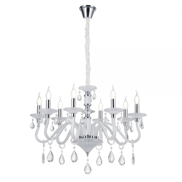 Люстра Victoria Lighting 8x40 Вт E14 белый Cordelia/SP8 white 